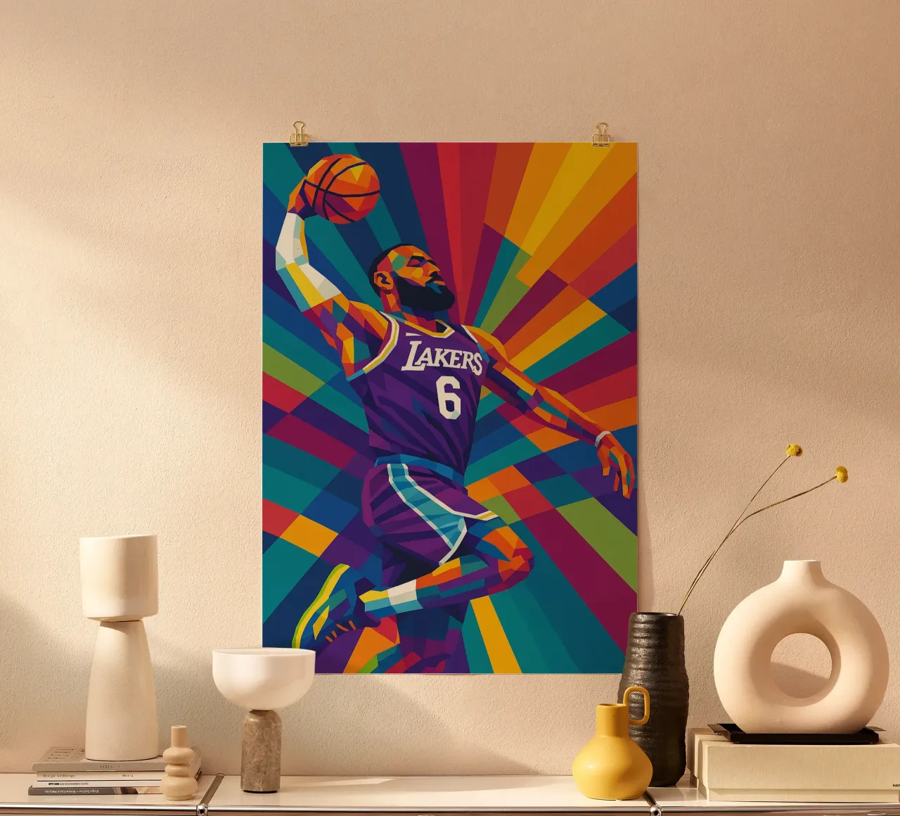 lebron james carta hahnemühle da HopeStudio