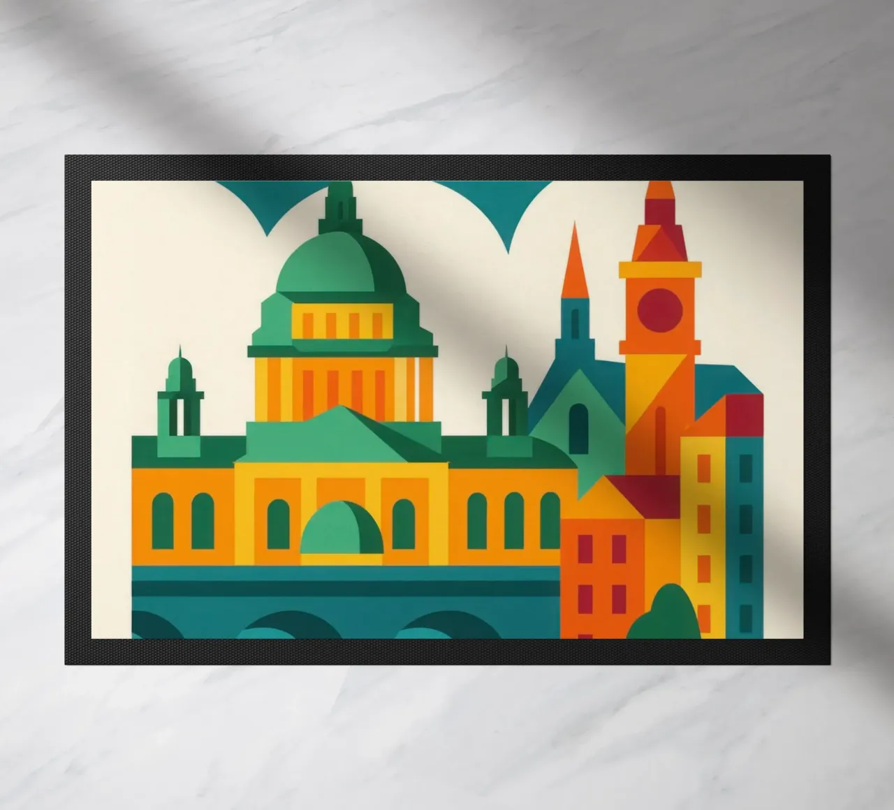 Belfast, la vivace e colorata capitale del Nord zerbino da JETLAG | affiches voyage