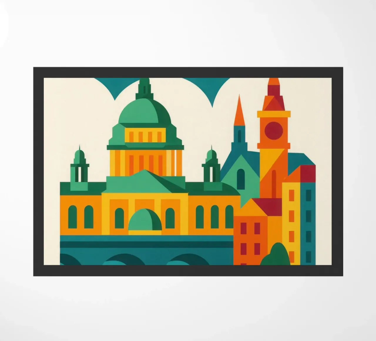 Belfast, la vivace e colorata capitale del Nord zerbino da JETLAG | affiches voyage