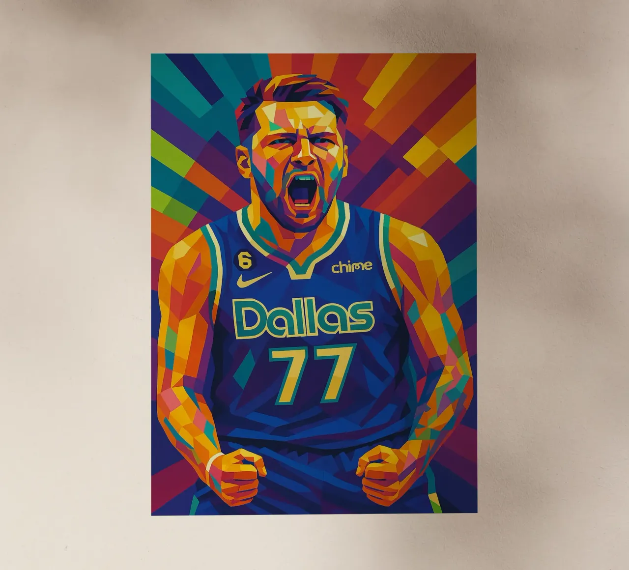 Luka Doncic pellicola backlit da HopeStudio