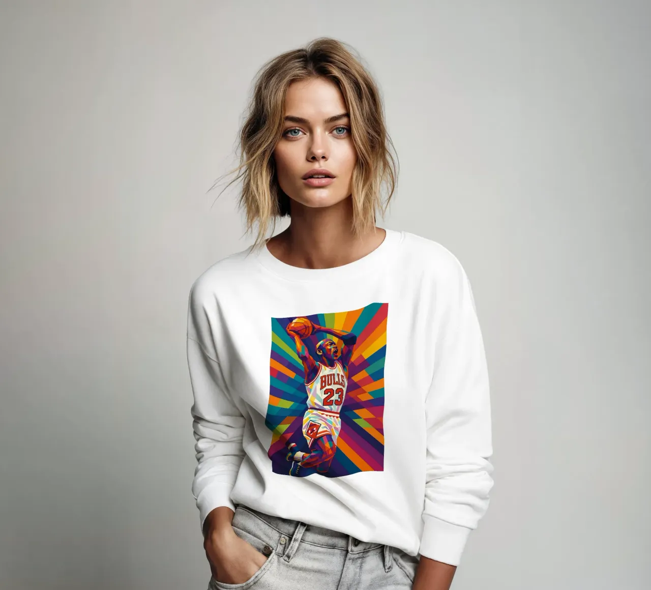 michael jordan sweatshirt van HopeStudio