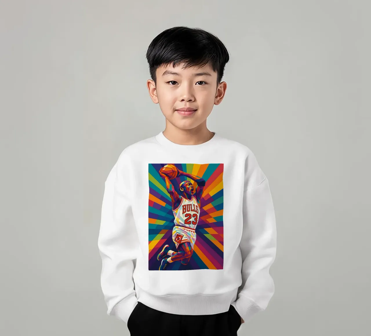 michael jordan felpa bambino da HopeStudio
