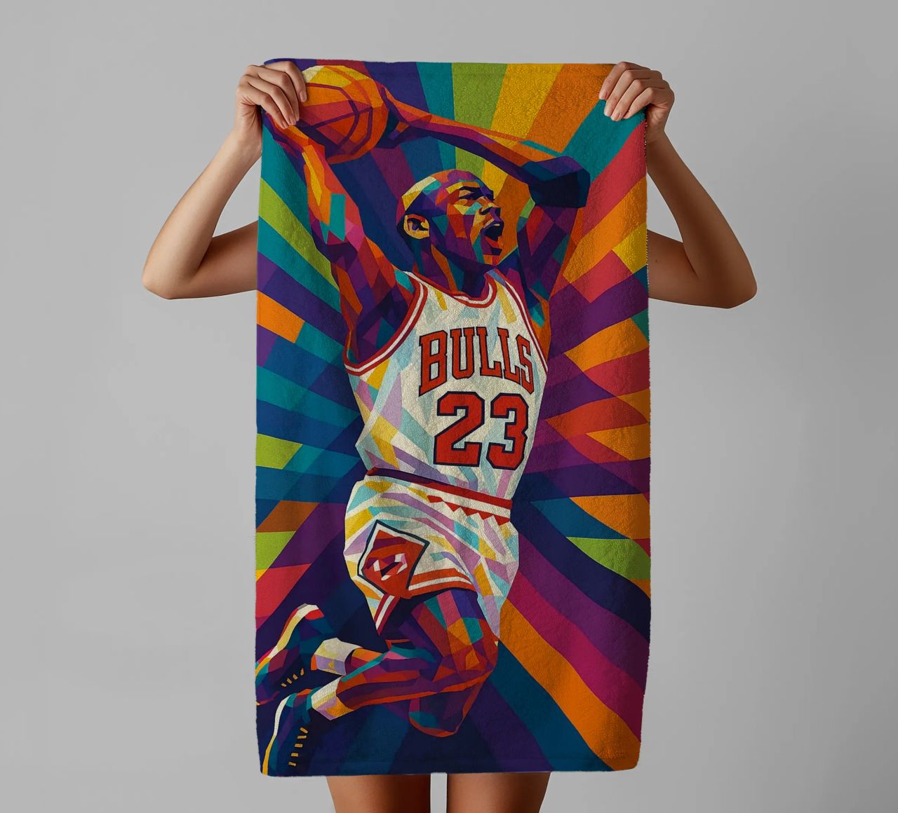 michael jordan towel by HopeStudio