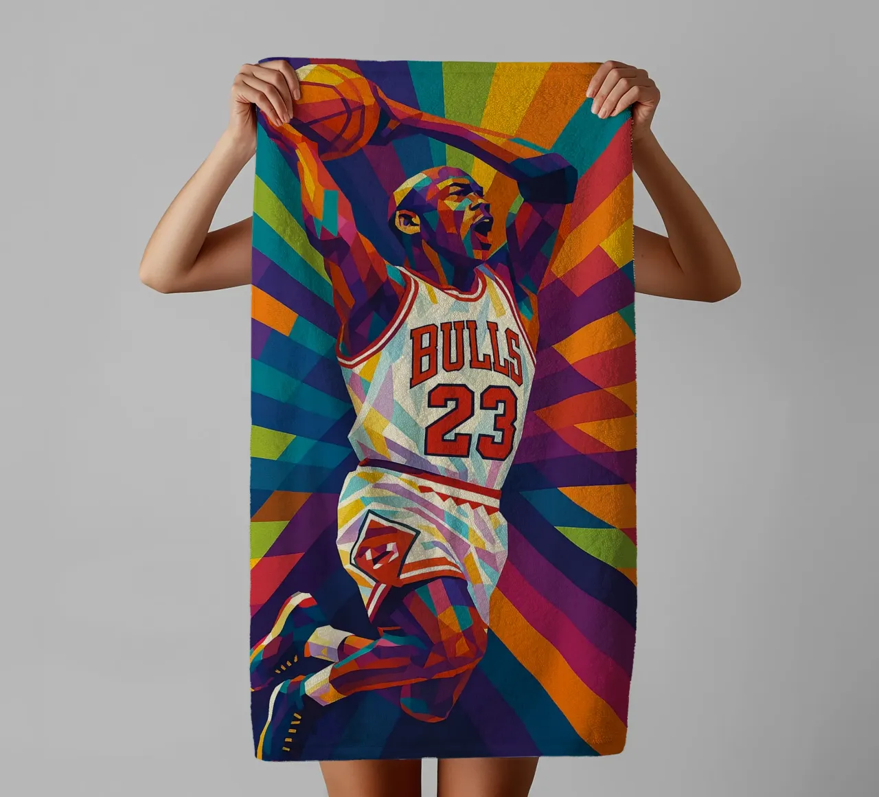 michael jordan towel by HopeStudio