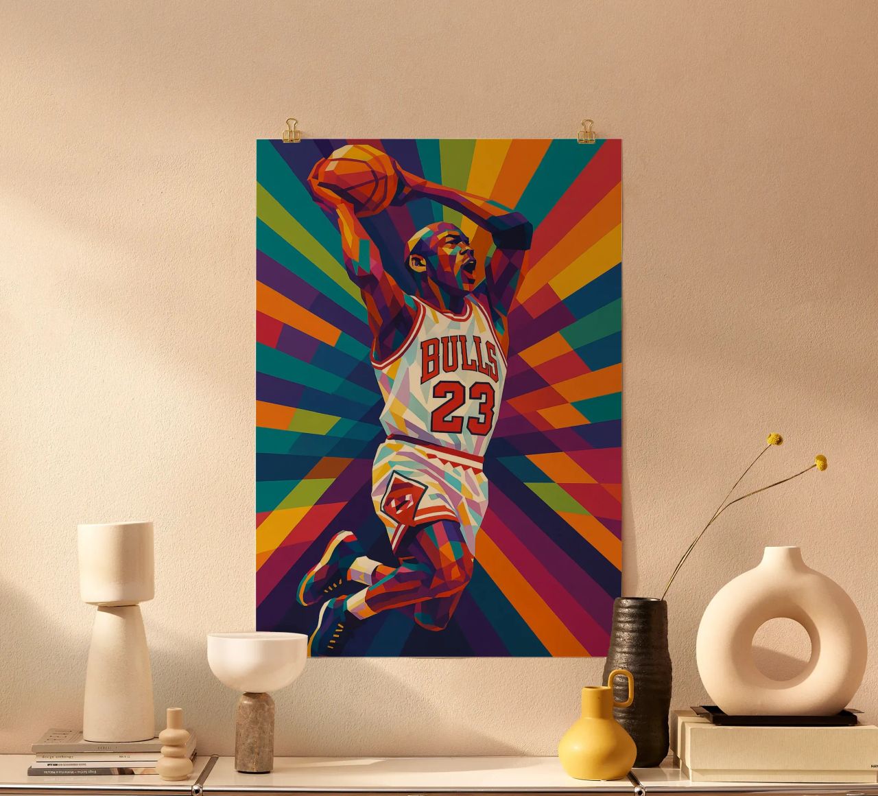 michael jordan poster by HopeStudio