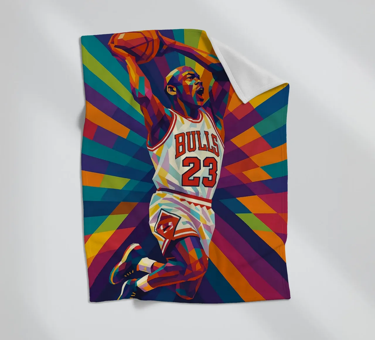 michael jordan coperta in pile da HopeStudio