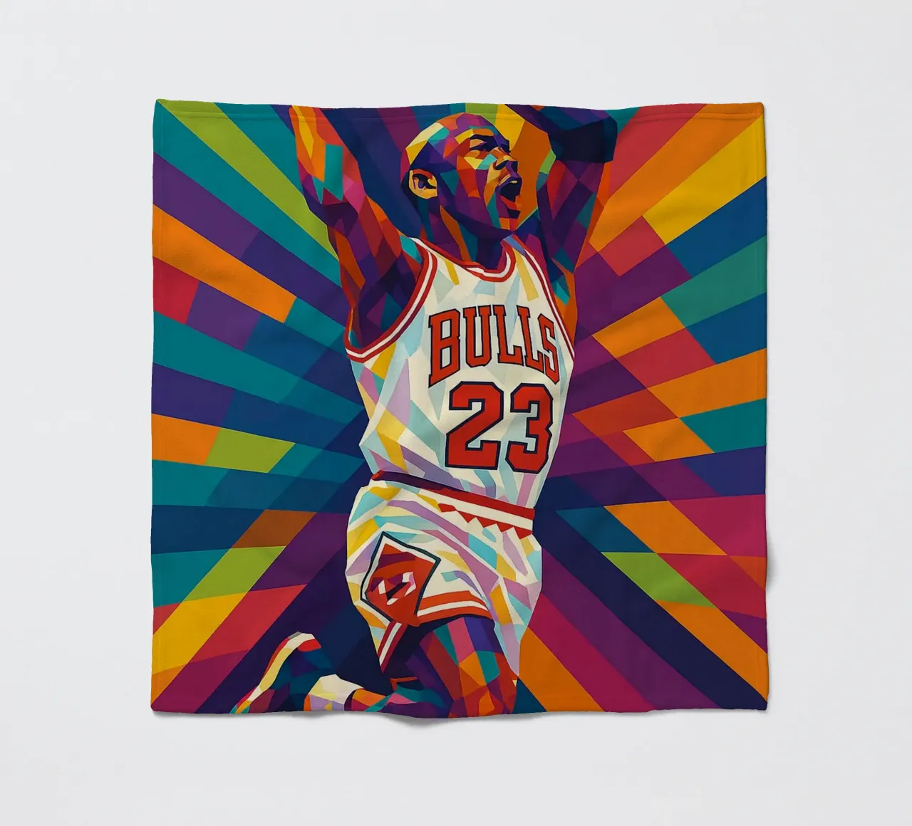 michael jordan coperta in pile da HopeStudio