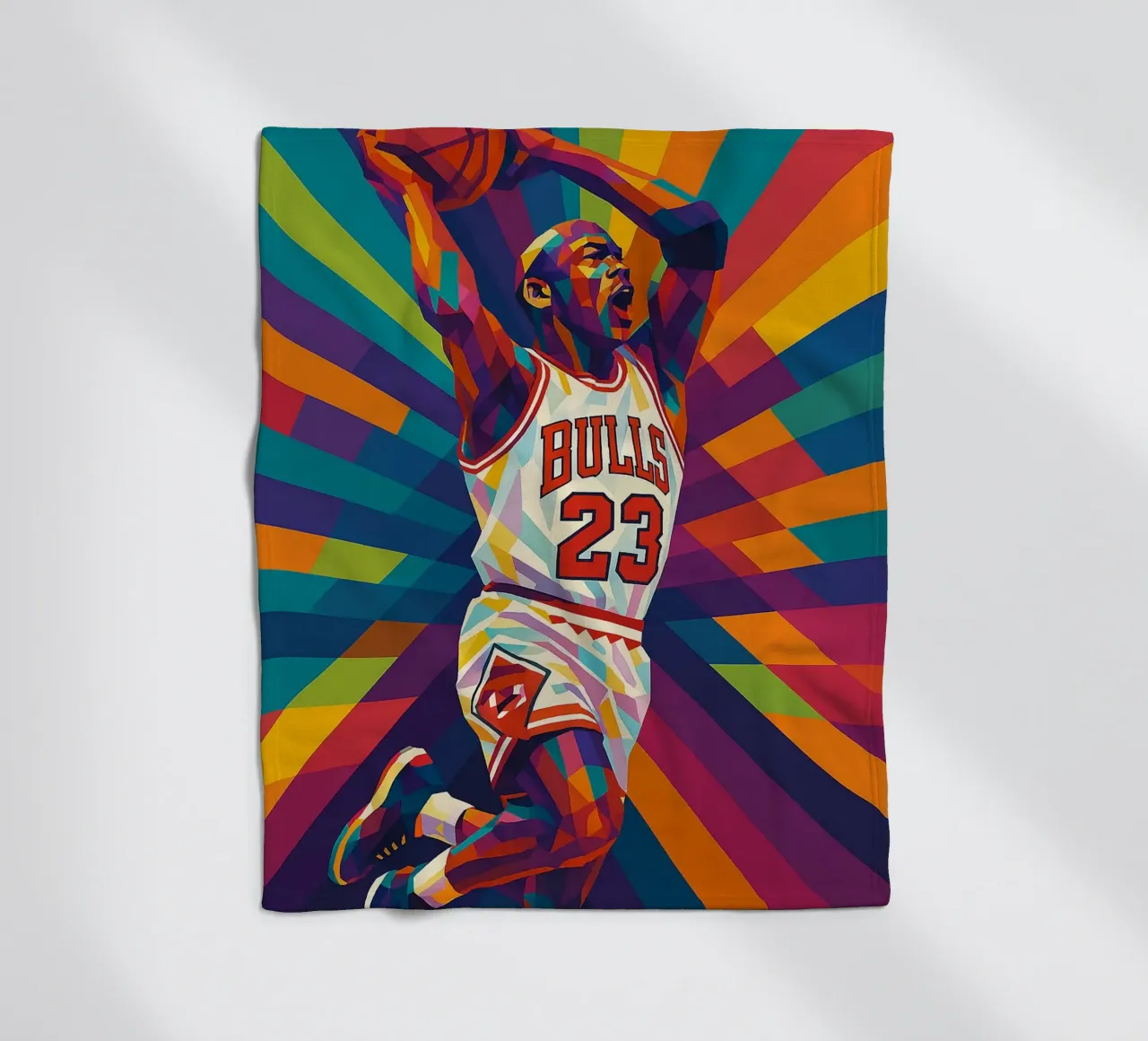 michael jordan coperta in pile da HopeStudio