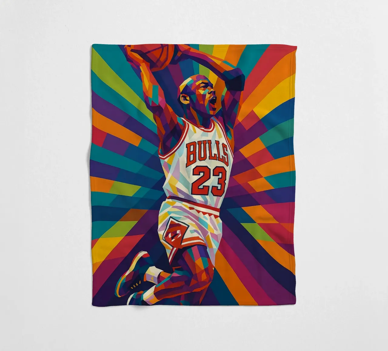 michael jordan coperta in pile da HopeStudio