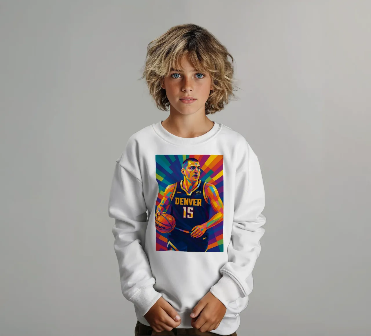 Nikola Jokic felpa bambino da HopeStudio