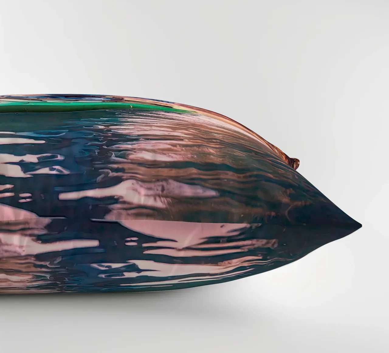 ROBOT EN CANOE. Rose cuscino da Thierry vobmann photography