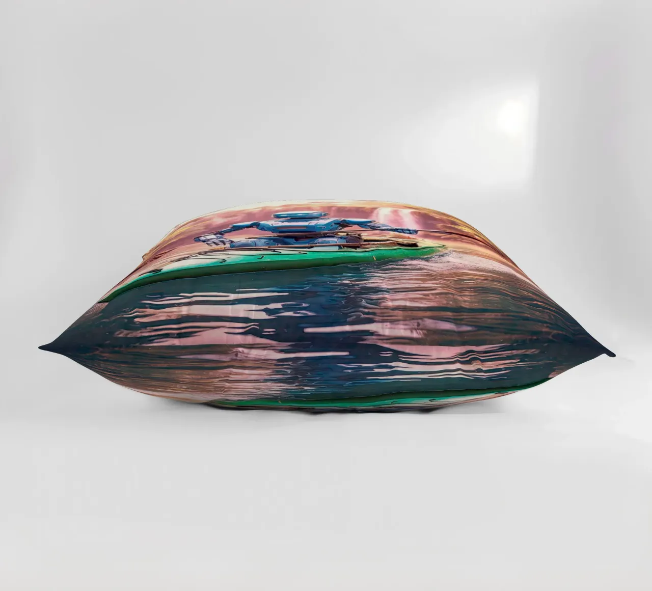 ROBOT EN CANOE. Rose cuscino da Thierry vobmann photography