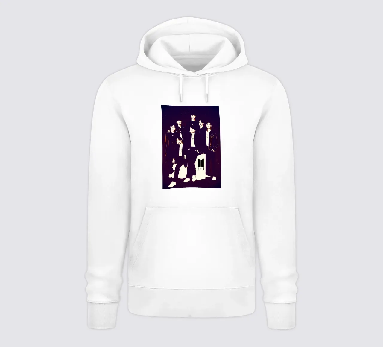 L'arte del BTS felpa con cappuccio da neonartroom