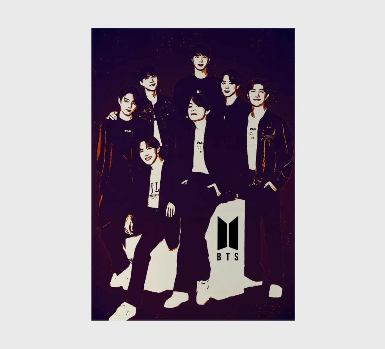 Art of BTS notebook by neonartroom