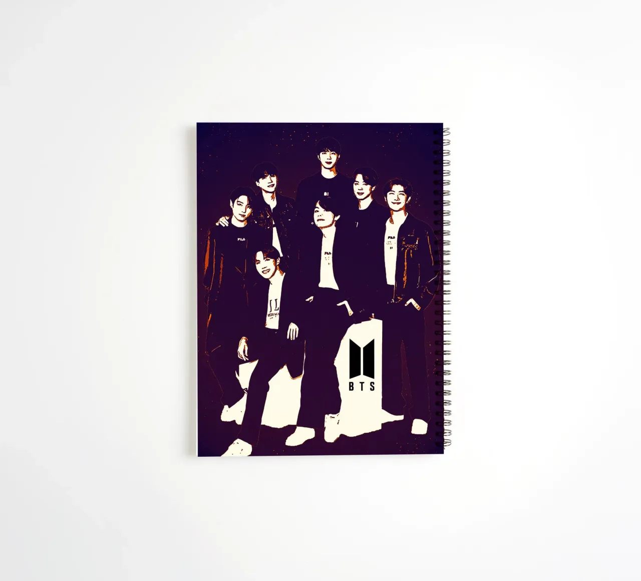 Art of BTS spiral notebook by neonartroom