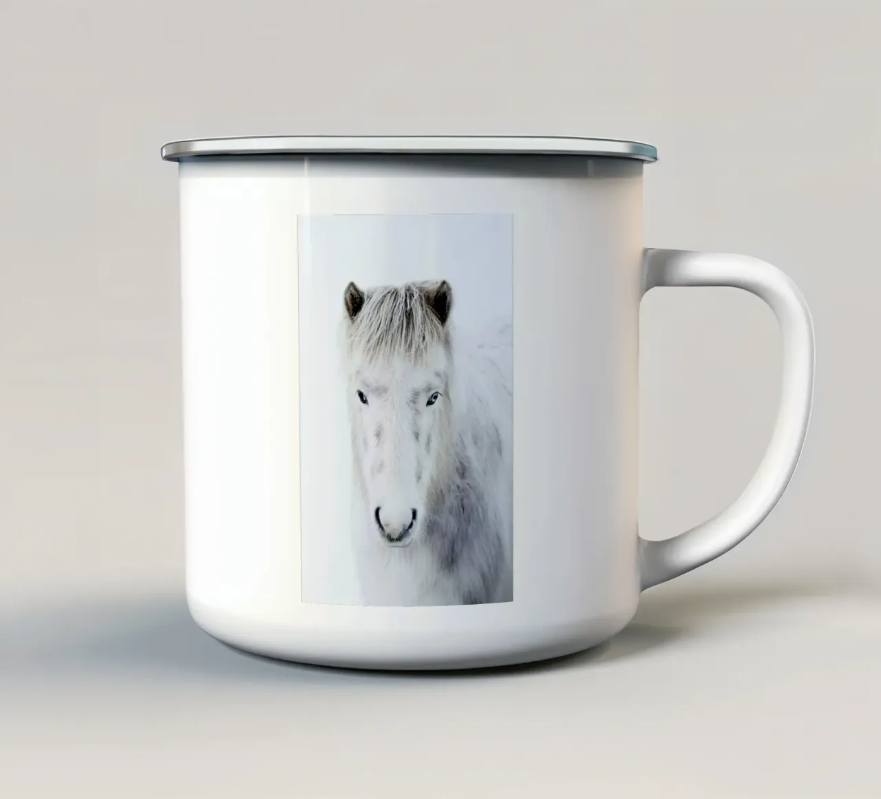 Ghost Horse tazza in smalto da Natural Kingdom