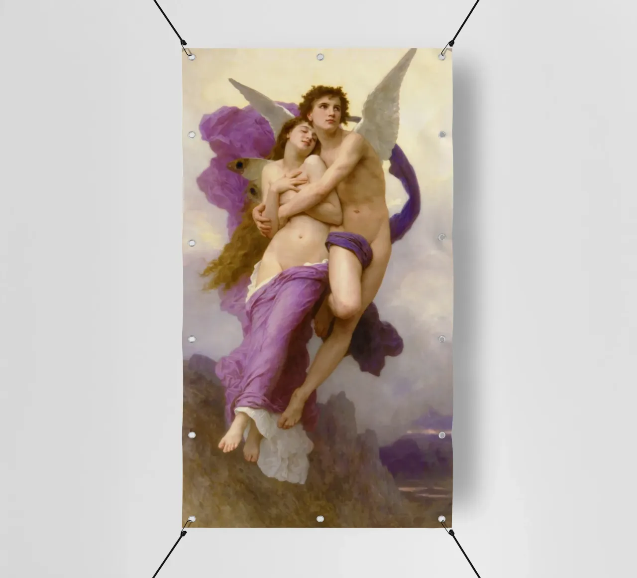 William-Adolphe Bouguereau – The Abduction of Psyche (1895) pvc cover by Wirla