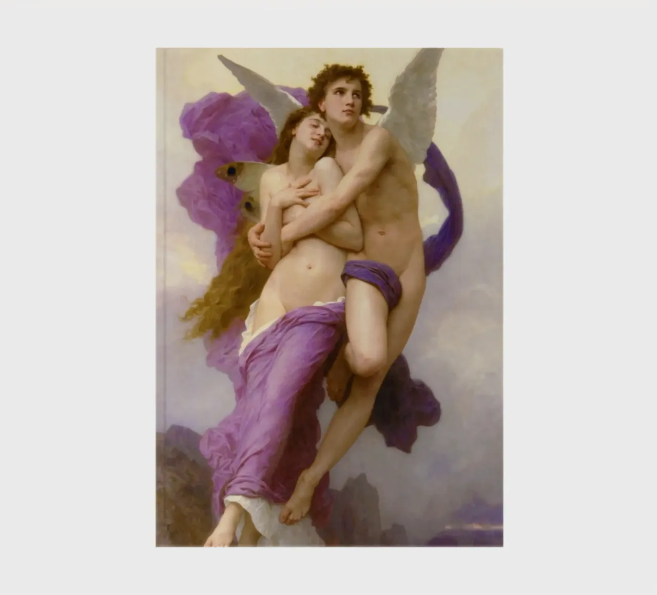 William-Adolphe Bouguereau – The Abduction of Psyche (1895) notebook by Wirla