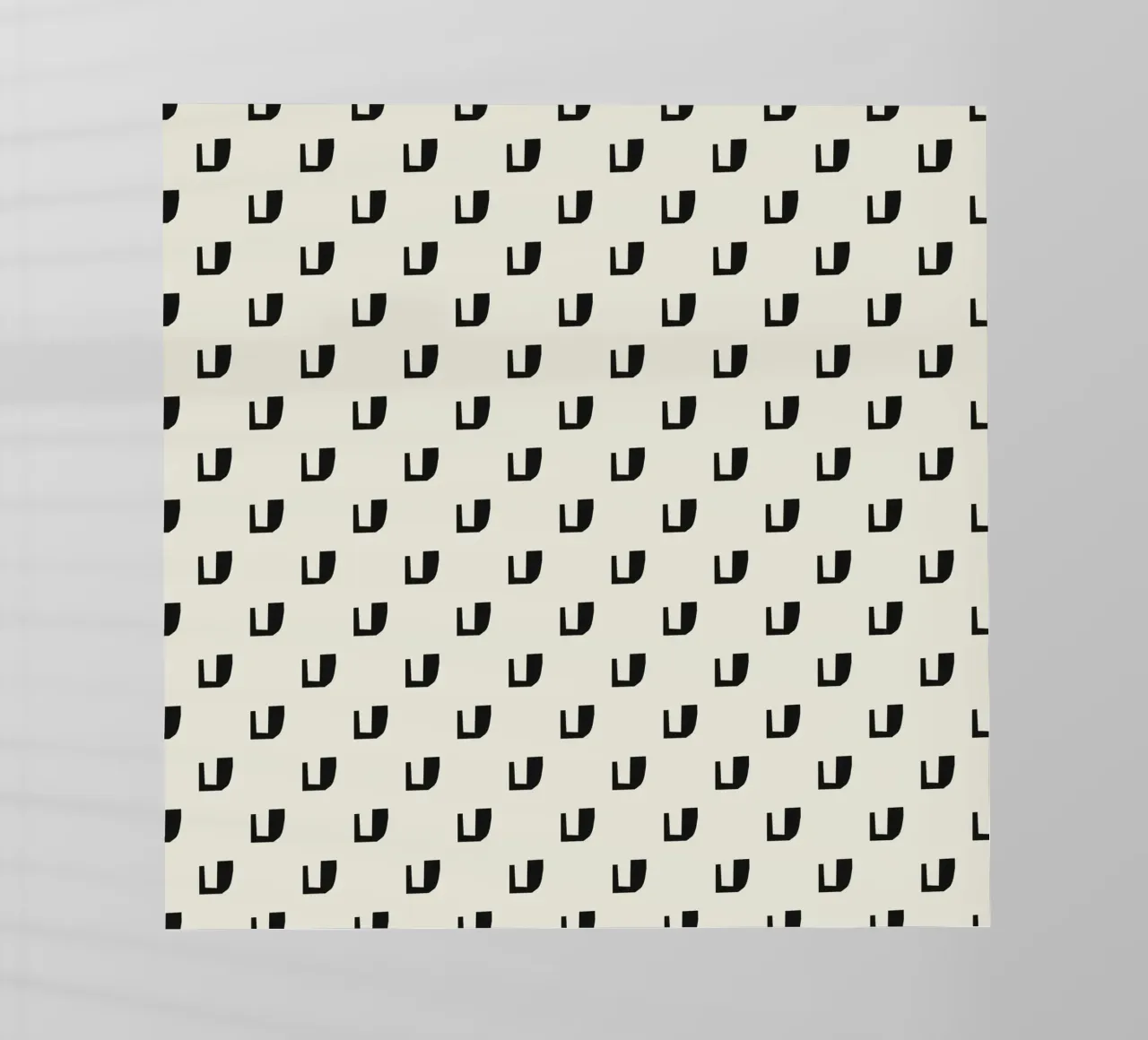 Schema ritmico nero pellicola backlit da Little Dean