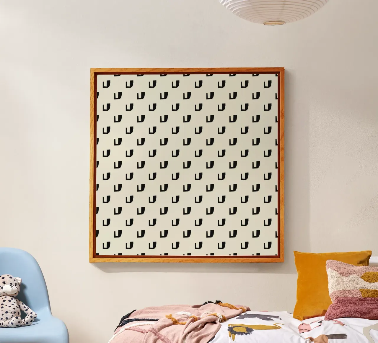 Schema ritmico nero plexiglass da Little Dean