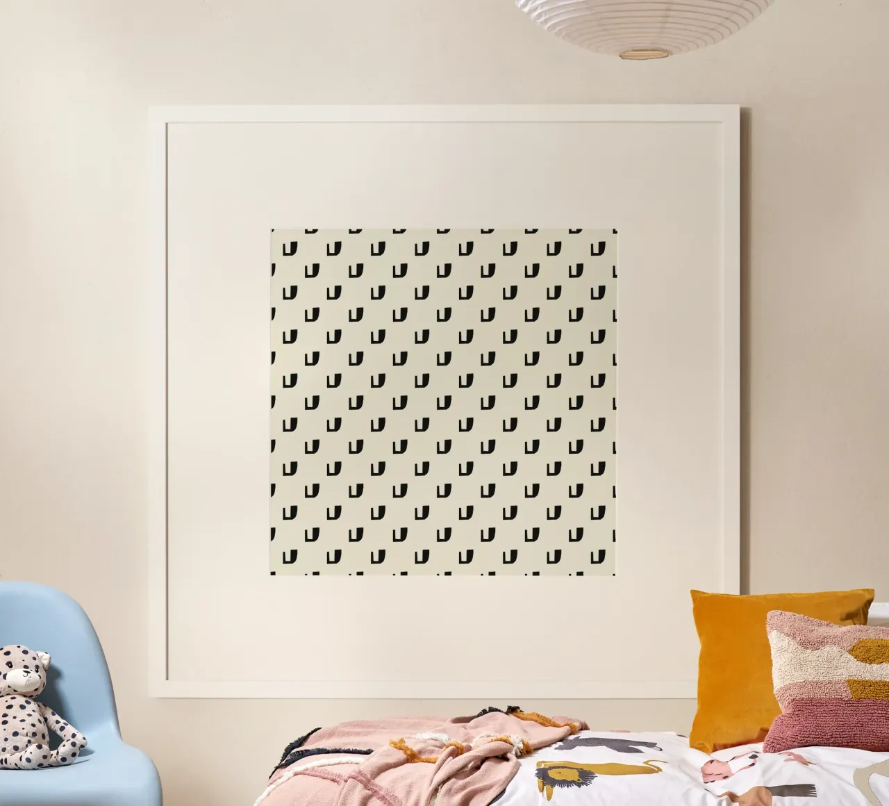 Schema ritmico nero carta hahnemühle da Little Dean