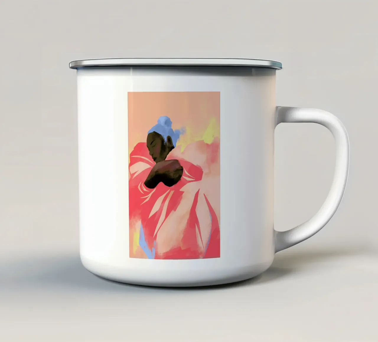 Sunrise tazza in smalto da Pure