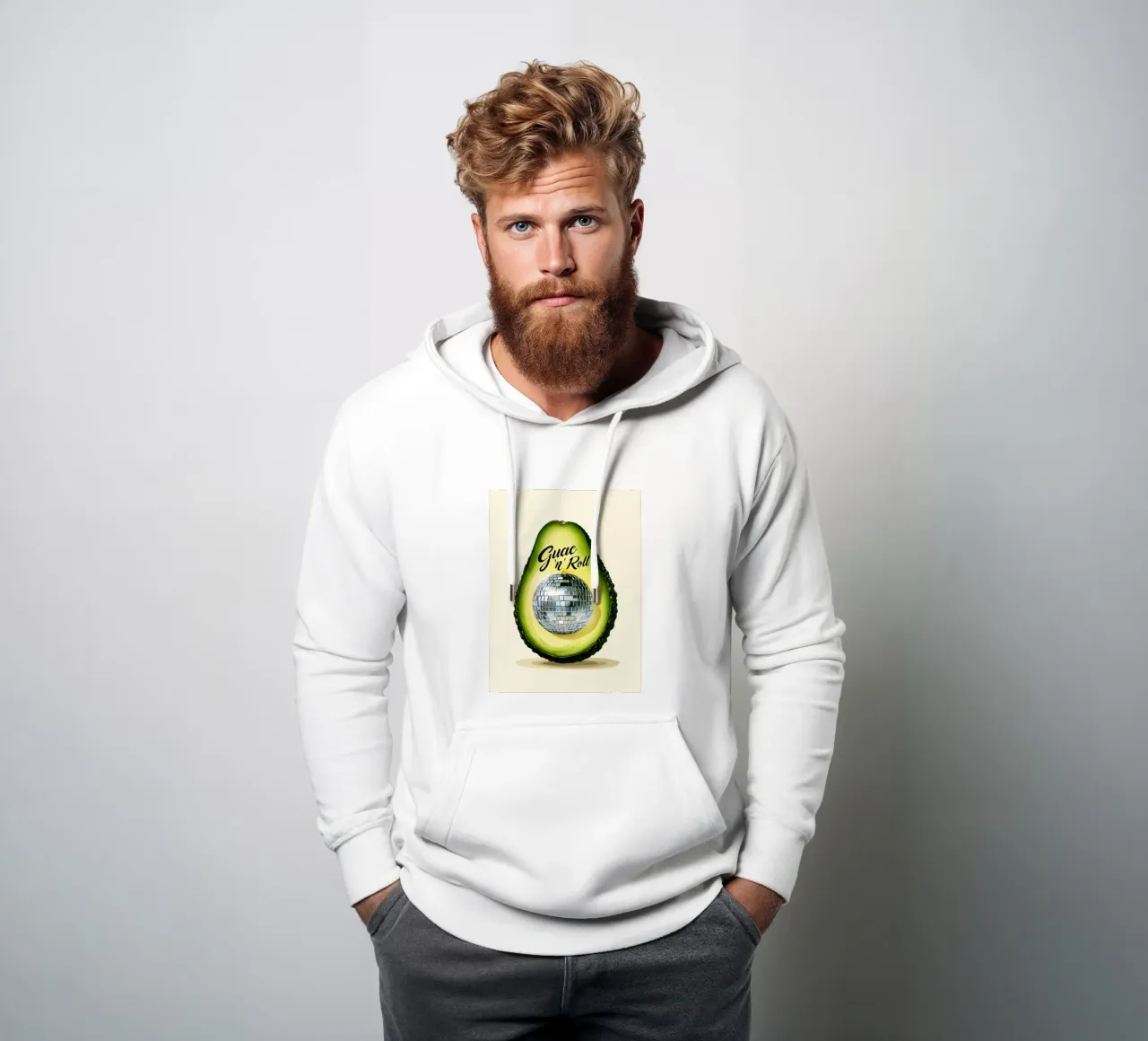 avocado party felpa con cappuccio da 🥝 KIWI STORE