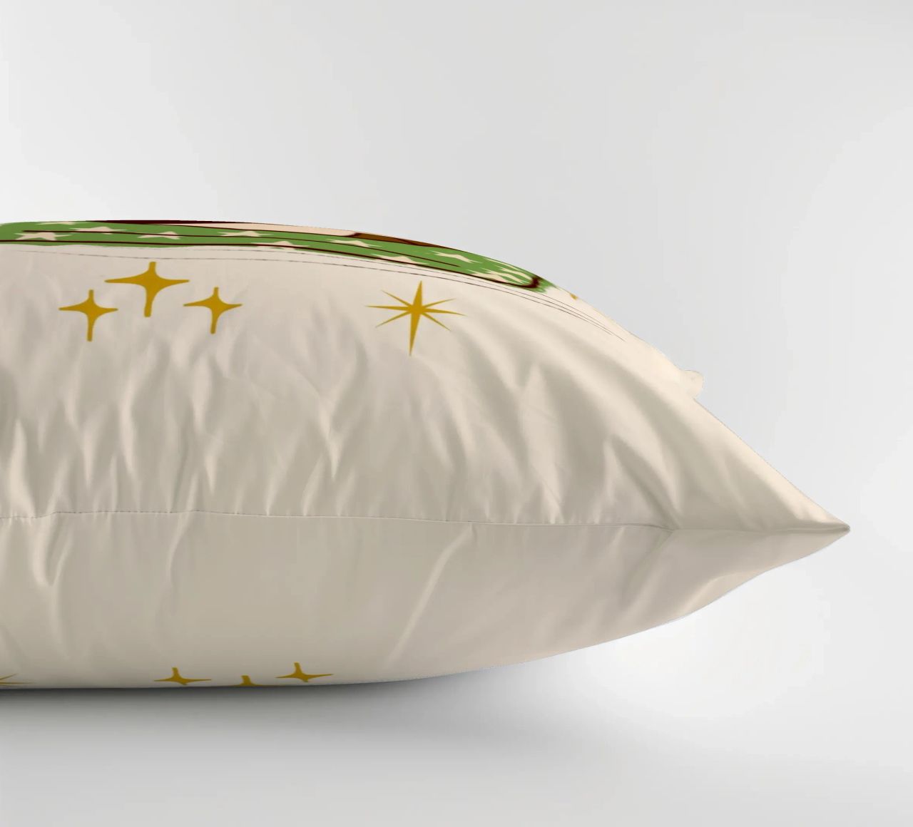 Chat rétro dans un lit étoilé coussin de susanacosta