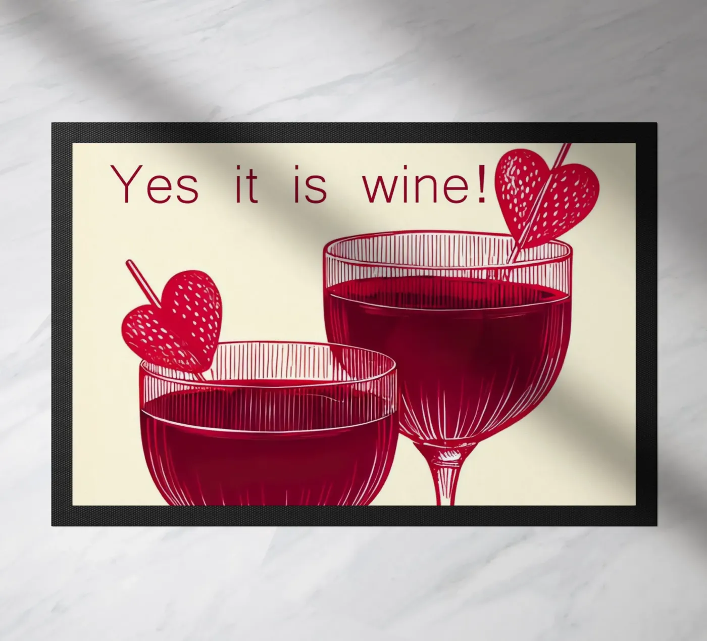 yes it is wine doormat by 🎁 NOBELART
