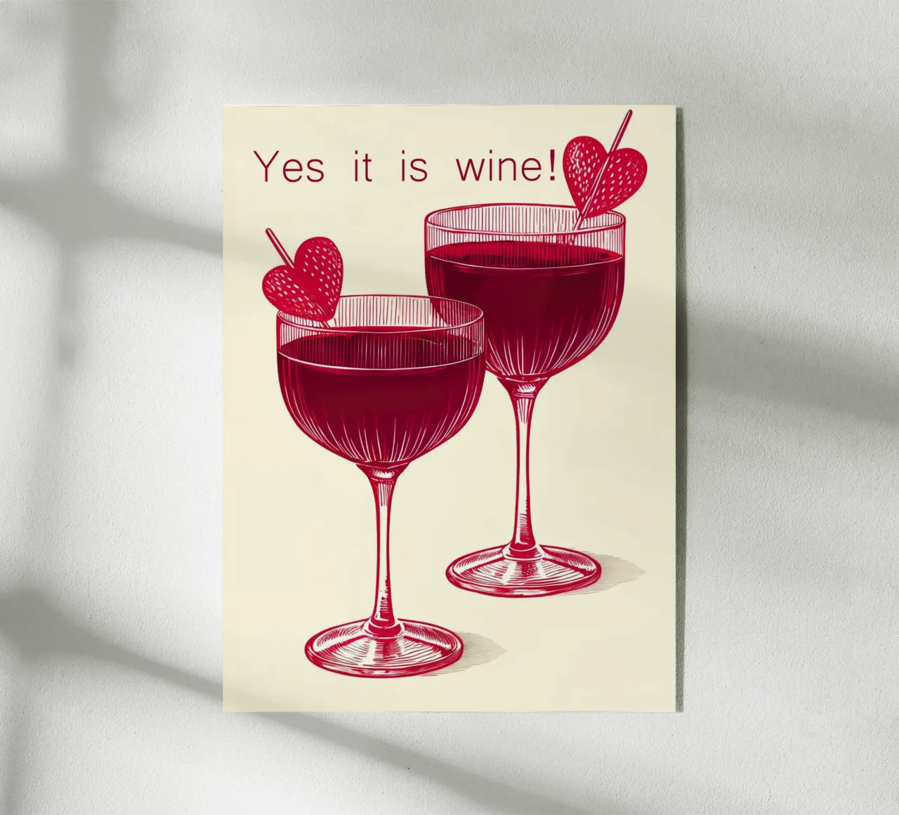 sì, è vino plexiglass da 🎁 NOBELART