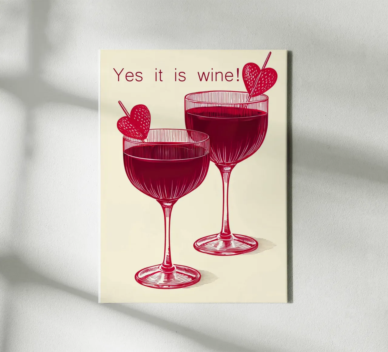 yes it is wine canvas with Floater frame by 🎁 ARTVI-SHOP