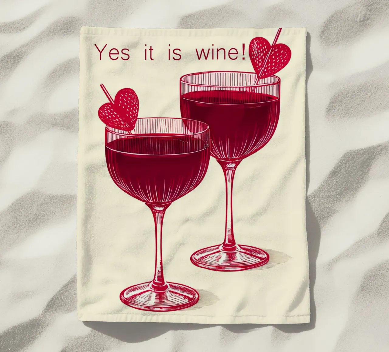 sì, è vino telo mare da 🎁 NOBELART