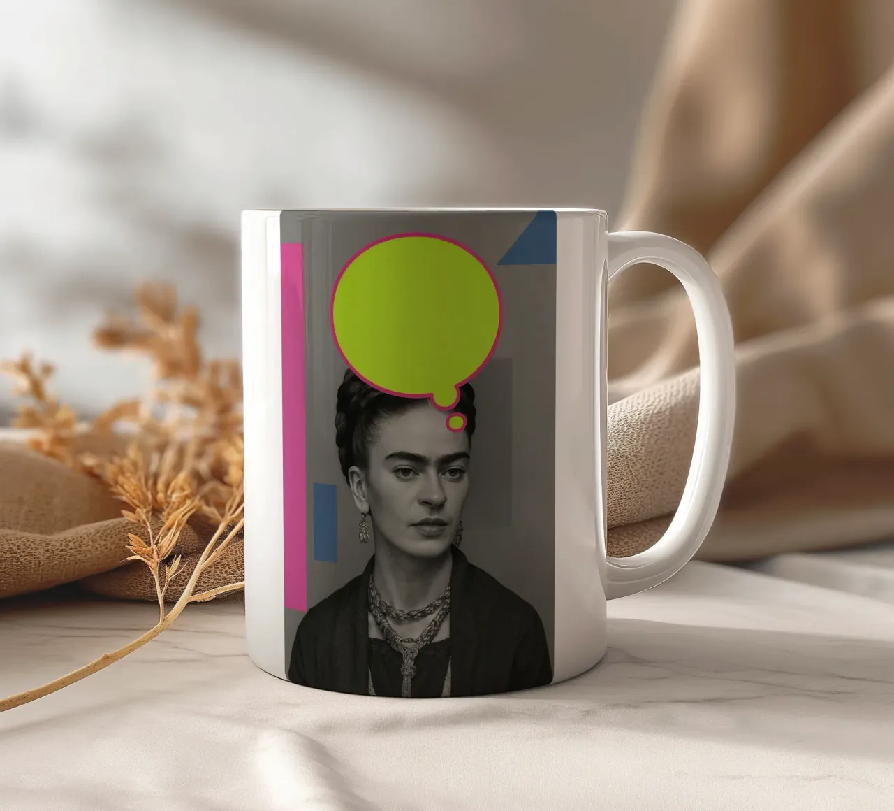 Gedanke in Farbe - Frida Edition Keramik Tasse von CNTRL