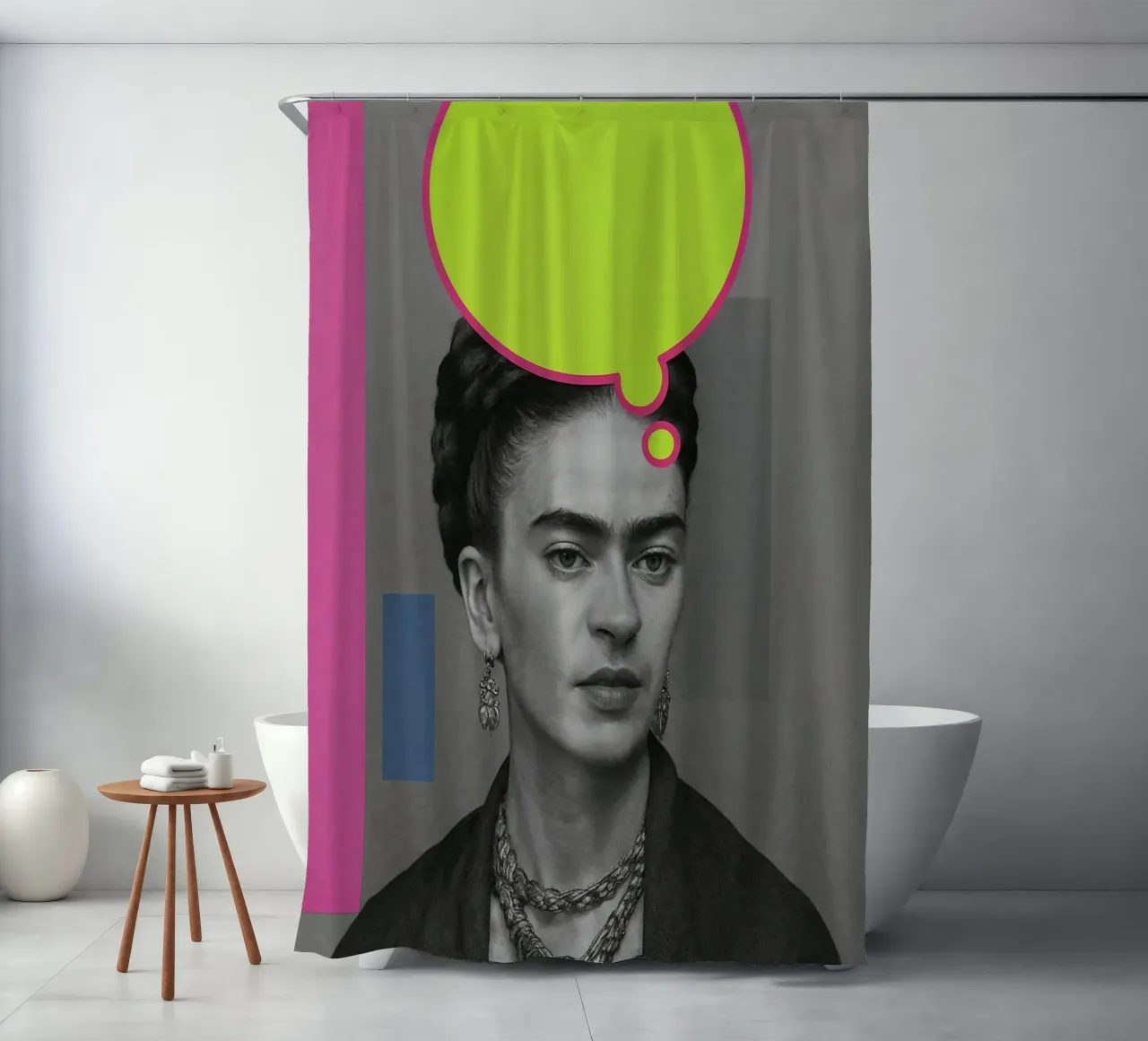 Gedanke in Farbe - Frida Edition Duschvorhang von CNTRL