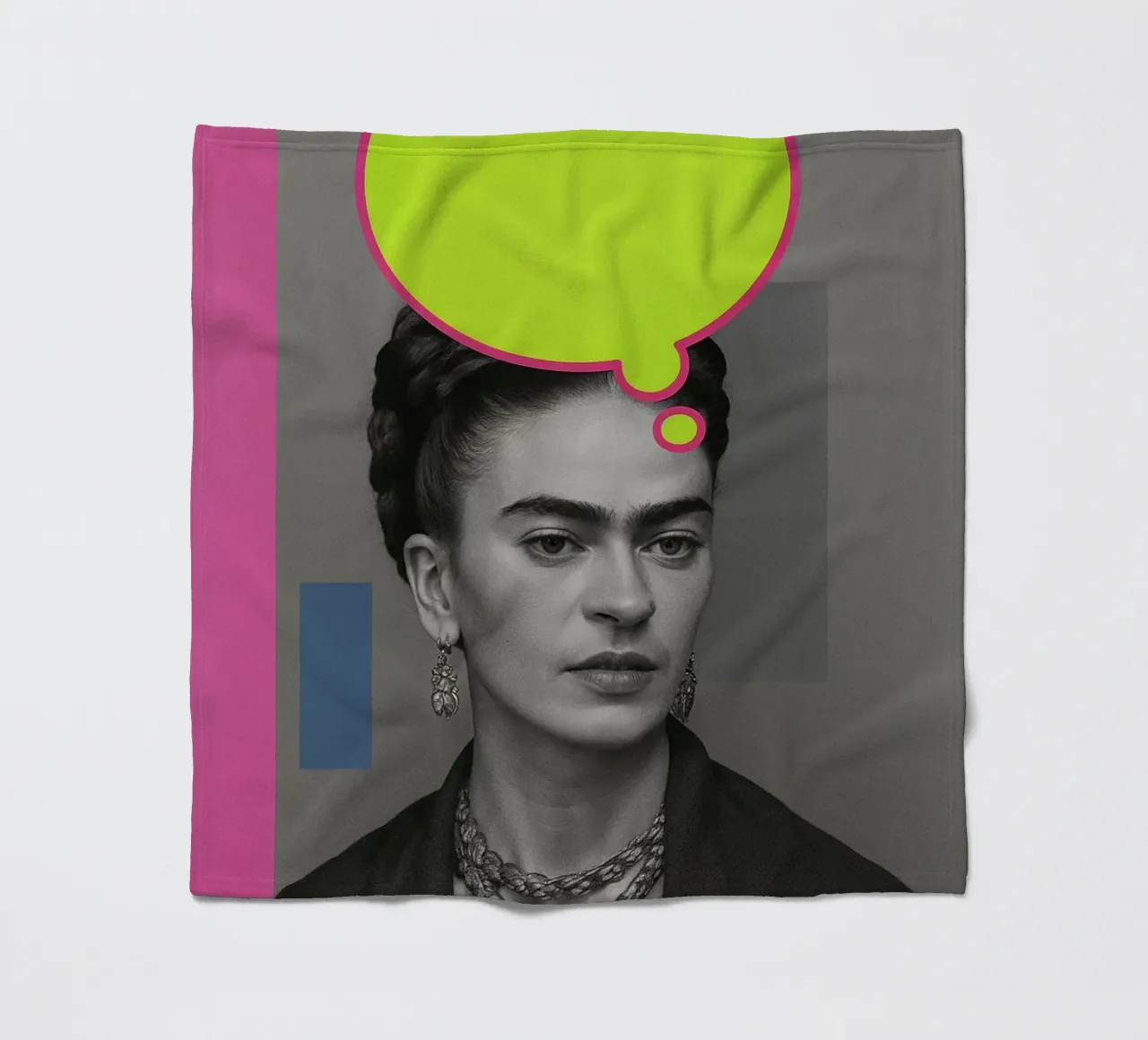 Gedanke in Farbe - Frida Edition Fleecedecke von CNTRL