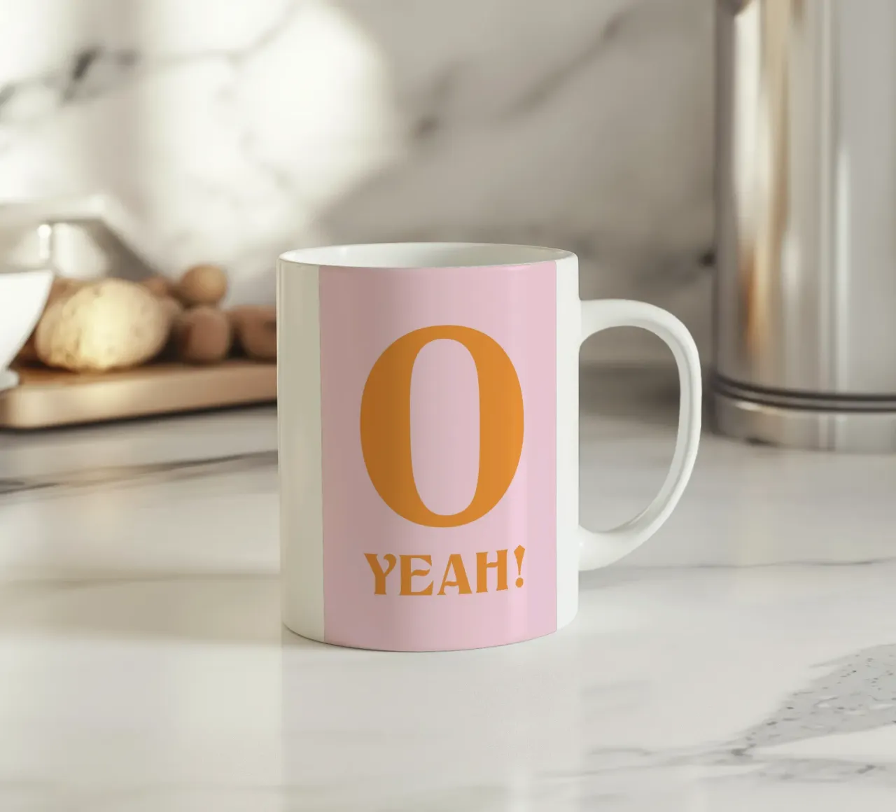 O yeah! Keramik Tasse von Ohkimiko