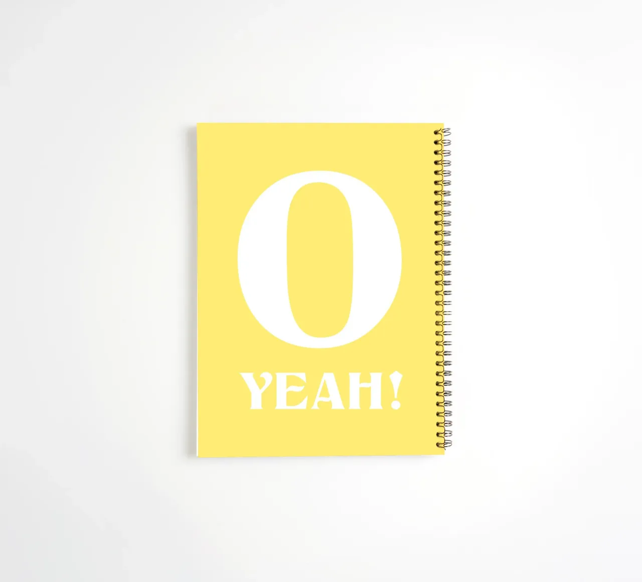 O yeah! spiral notebook by Ohkimiko