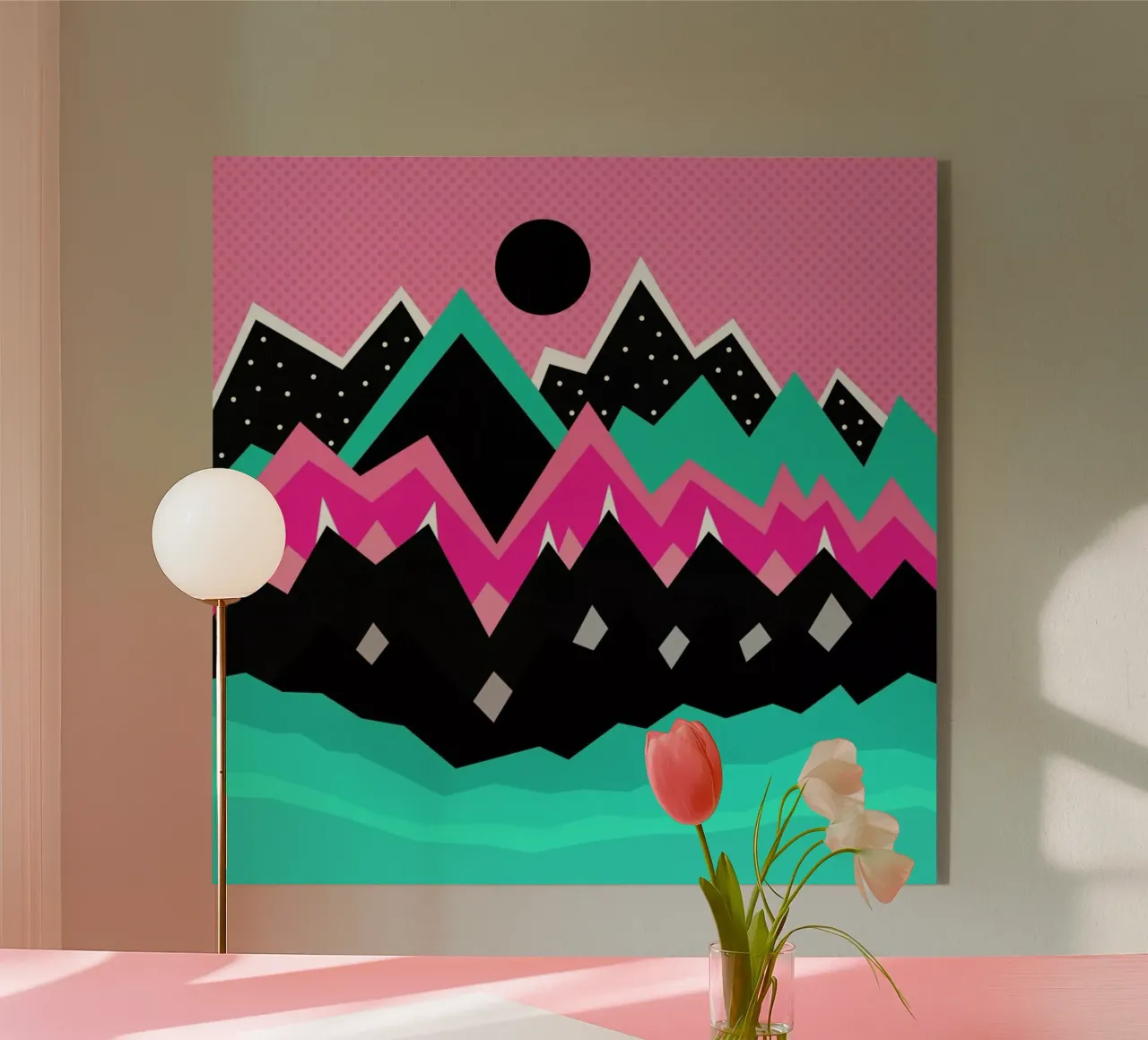 Little land of Frosting plexiglass da Elisabeth Fredriksson