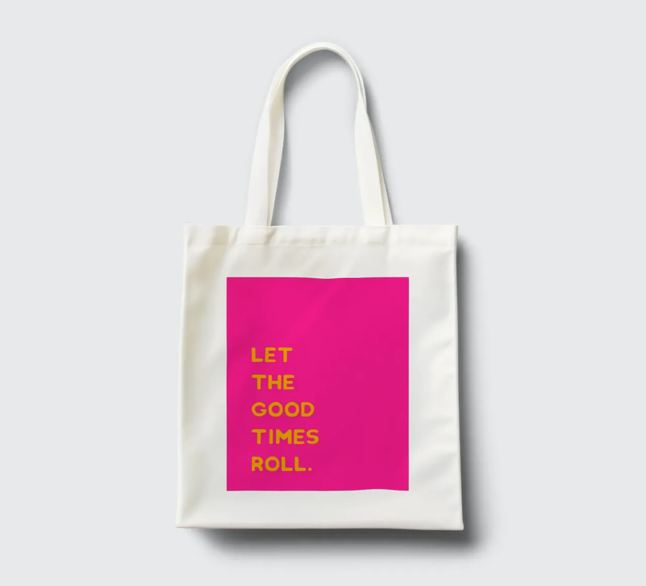 Let the good times roll. borsa in juta da Ohkimiko