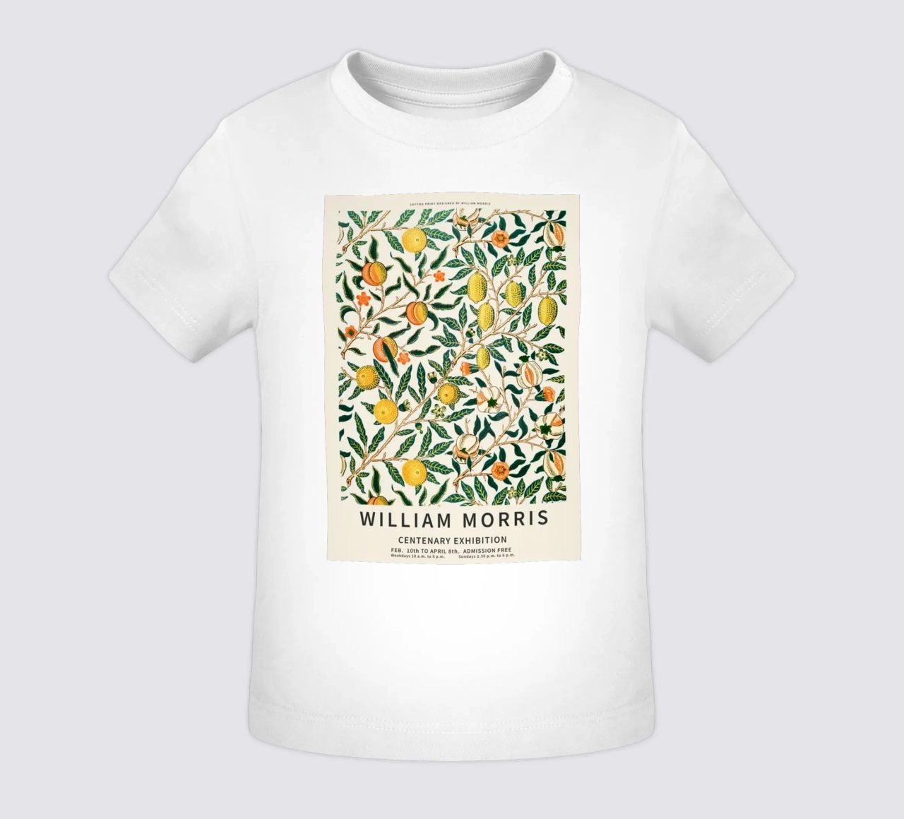 william morris-tree wit fruit t-shirt pour bébé de Art Crew Kbm