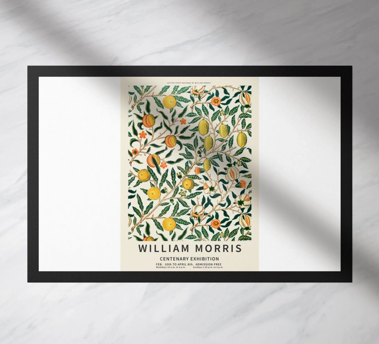william morris-tree wit fruit paillasson de Art Crew Kbm