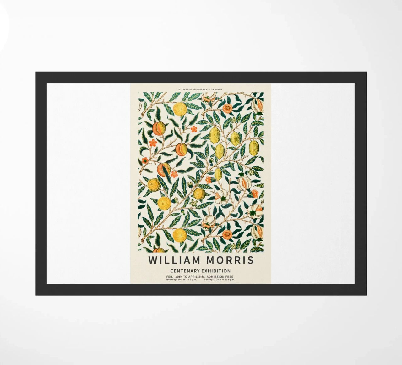 william morris-tree wit fruit paillasson de Art Crew Kbm