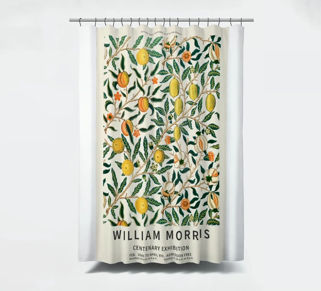 william morris-tree wit fruit rideau de douche de Art Crew Kbm