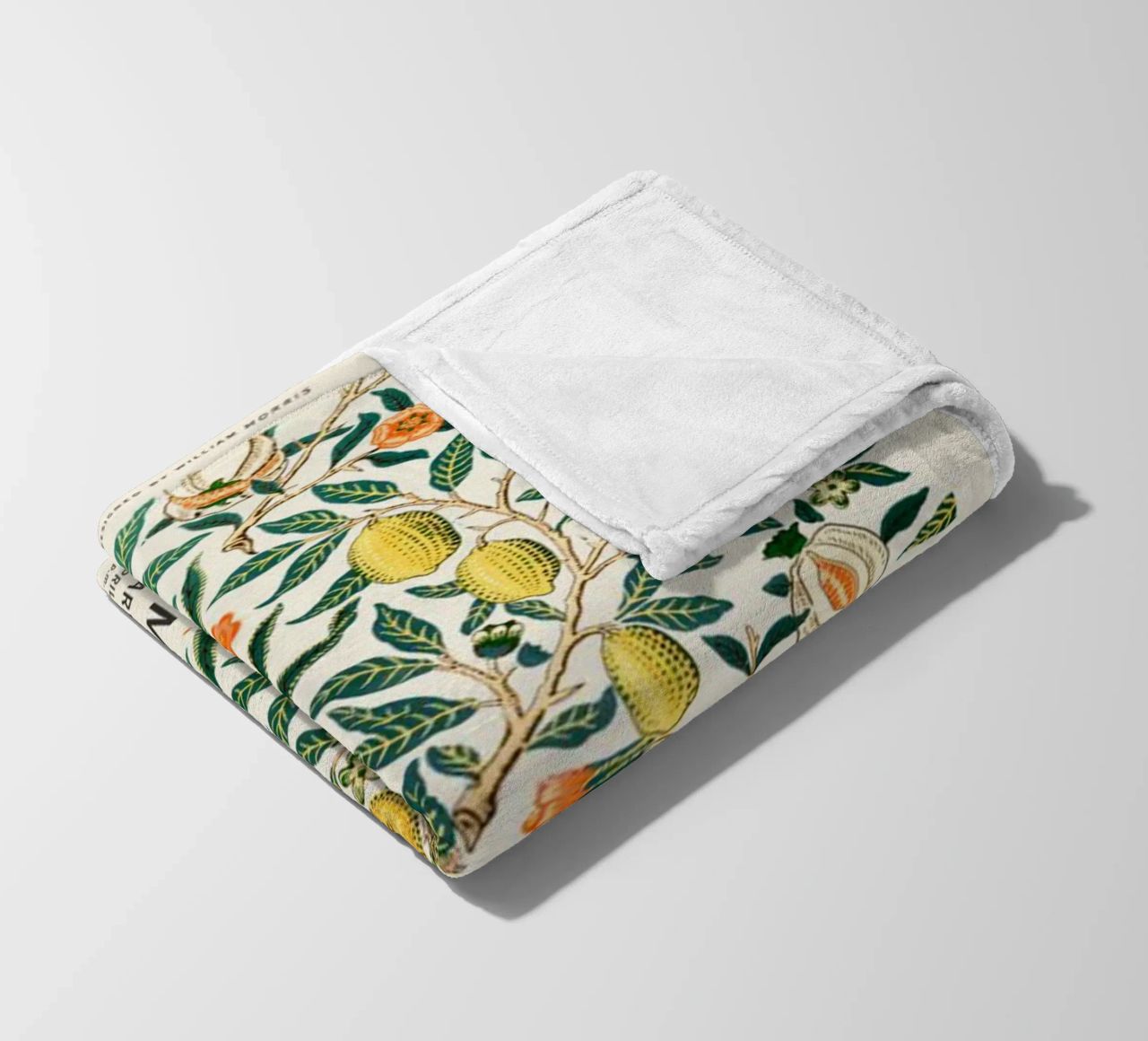 william morris-tree wit fruit plaid polaire de Art Crew Kbm
