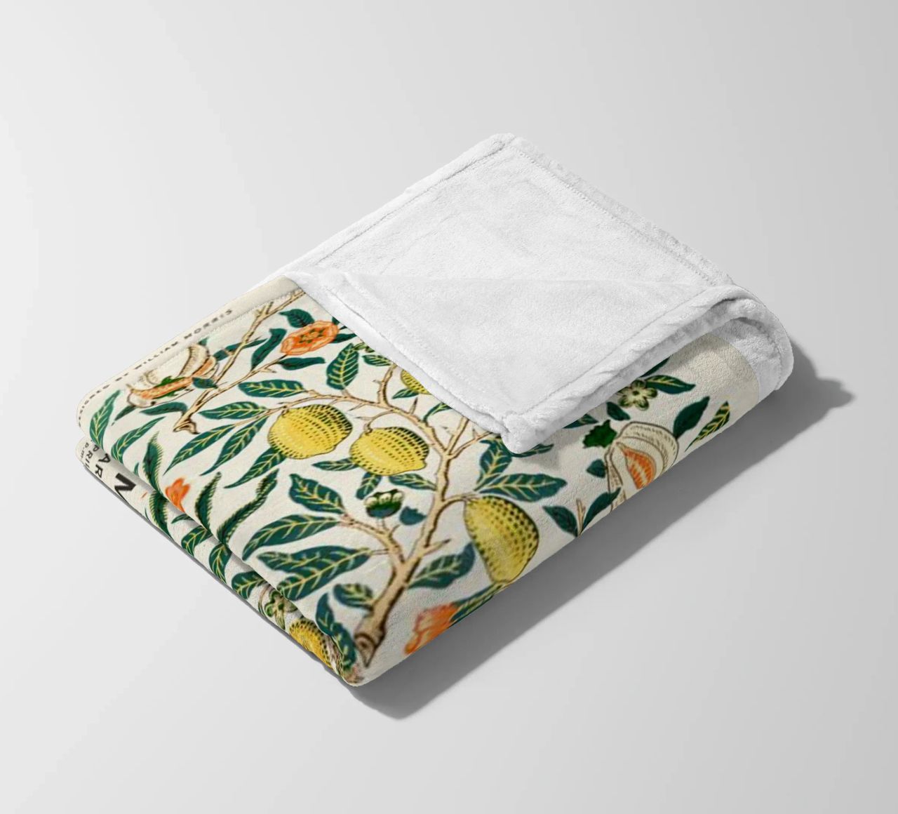 william morris-tree wit fruit plaid polaire de Art Crew Kbm