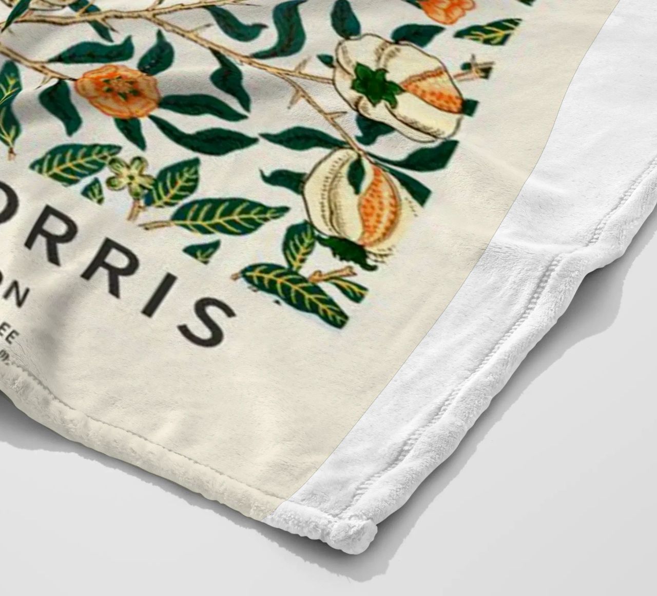 william morris-tree wit fruit plaid polaire de Art Crew Kbm