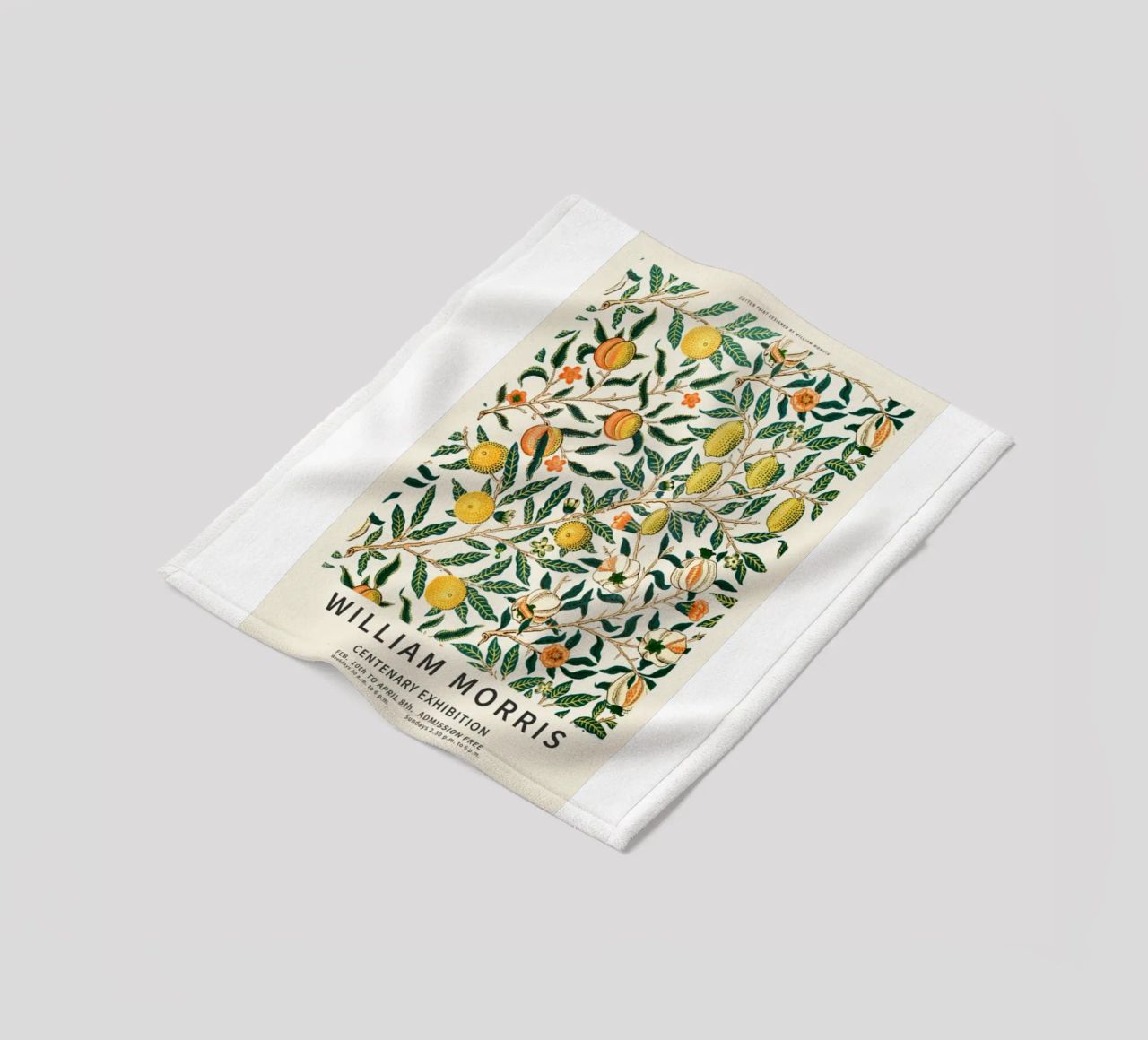 william morris-tree wit fruit plaid polaire de Art Crew Kbm