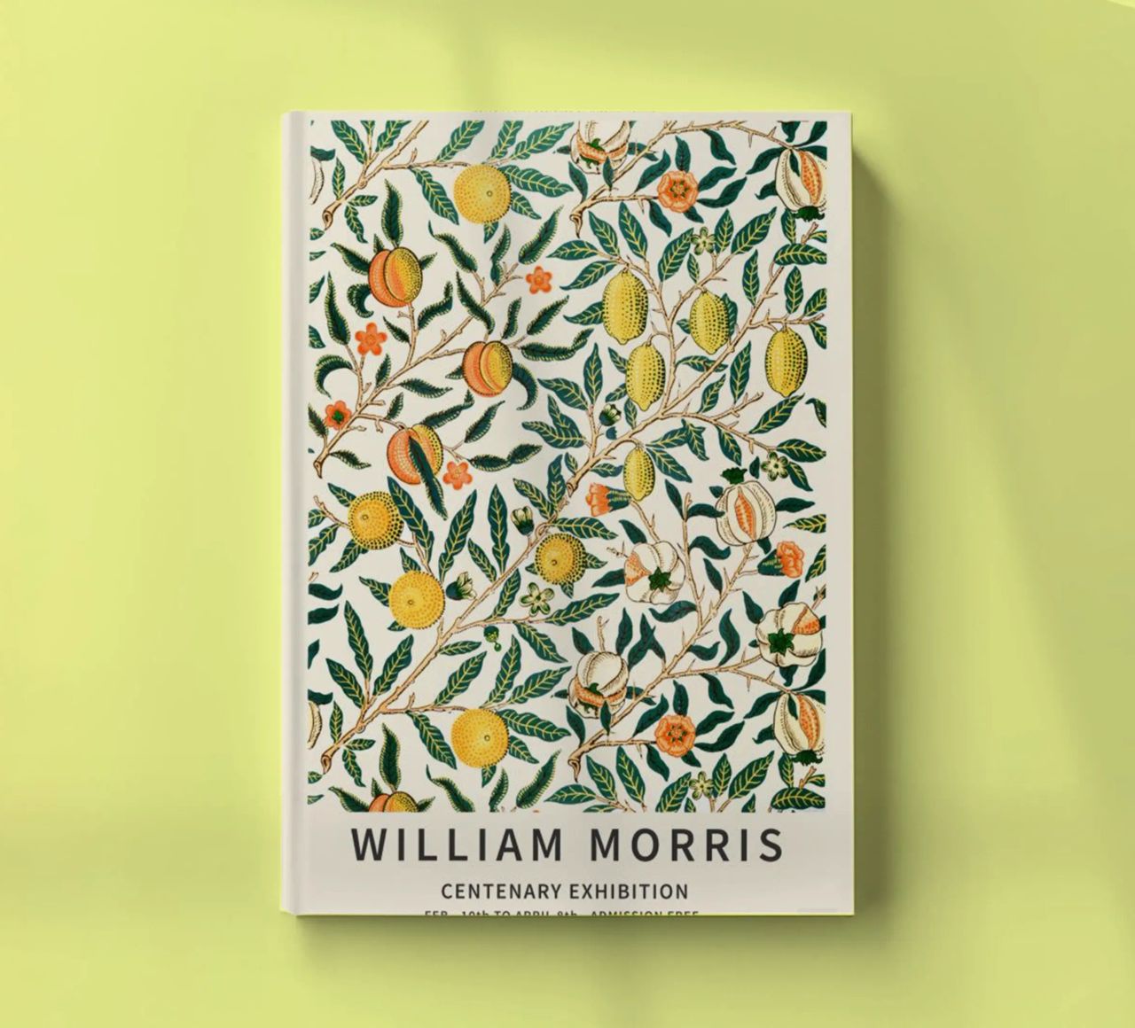 william morris-tree wit fruit carnet de notes de Art Crew Kbm