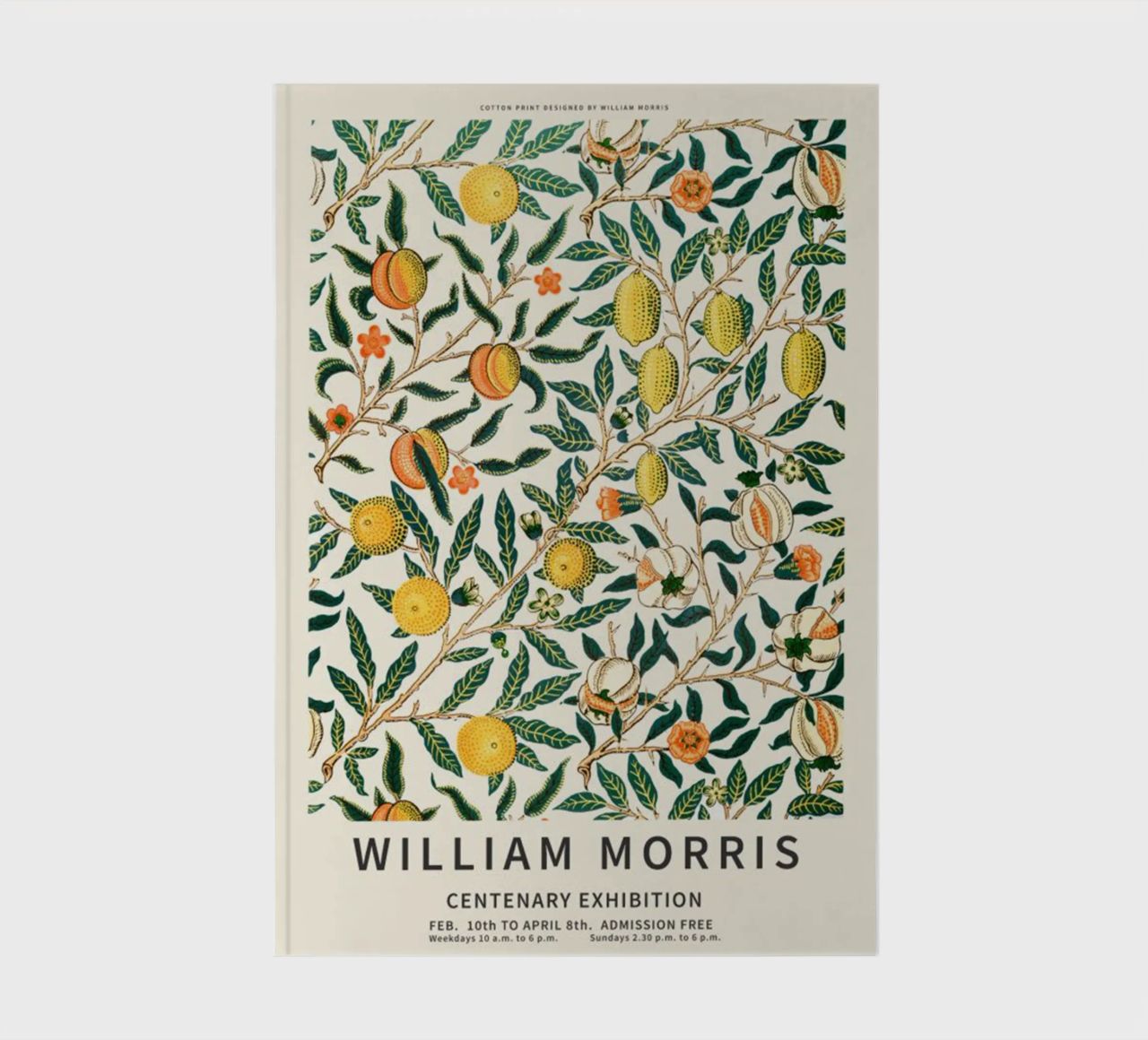 william morris-tree wit fruit carnet de notes de Art Crew Kbm