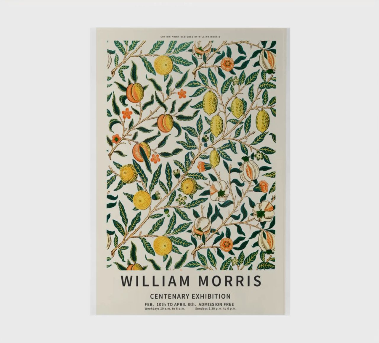 william morris-tree wit fruit carnet de notes de Art Crew Kbm